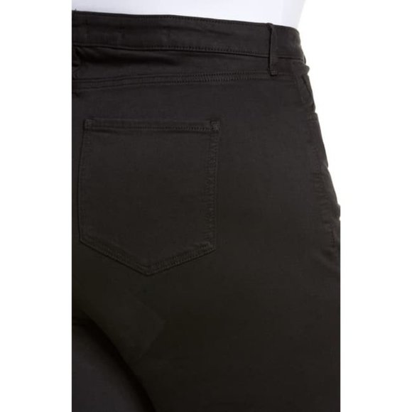 New NYDJ Slim Bootcut Jeans WFOZ2880 Black 14W - Picture 4 of 5